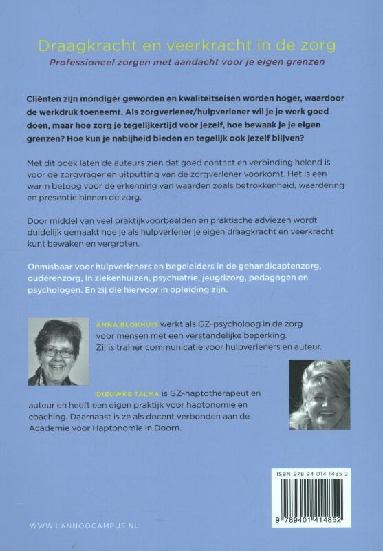 Achterkant van Draagkracht en veerkracht in de zorg