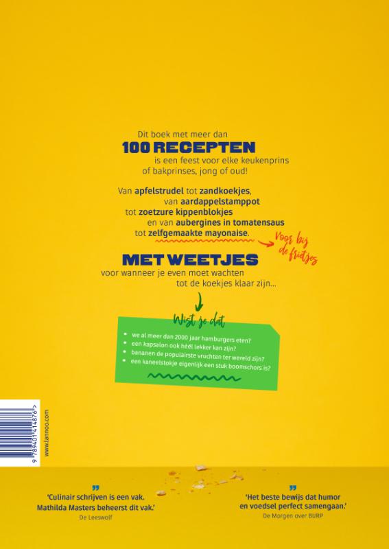 Achterkant van Het beste kookboek ter wereld (en niet alleen) voor kinderen