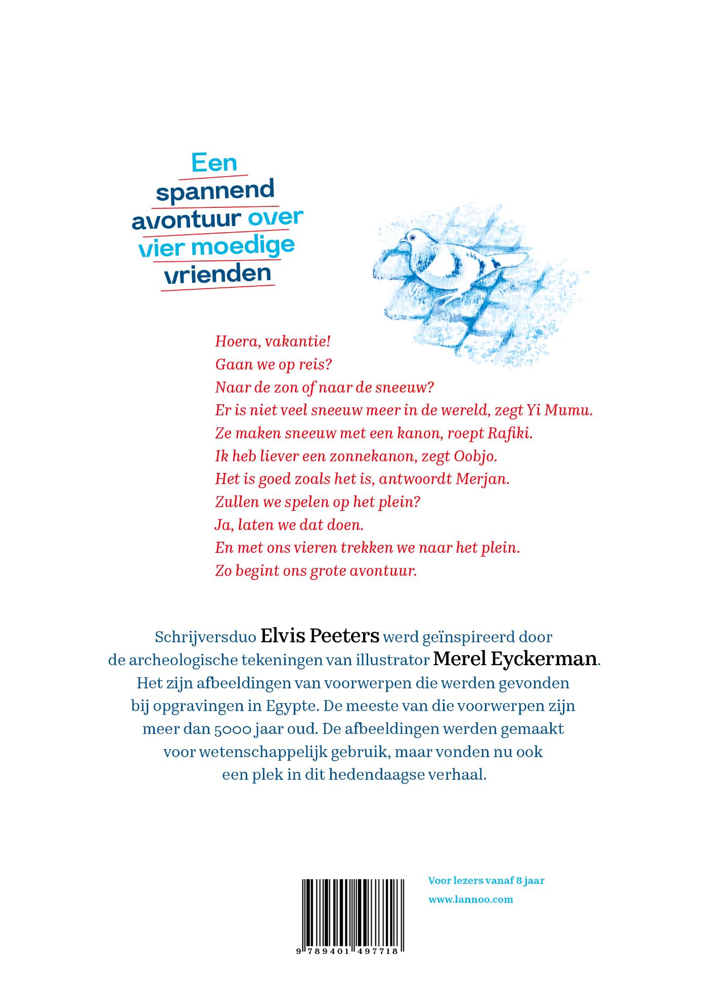 Achterkant van Ze zijn onder ons