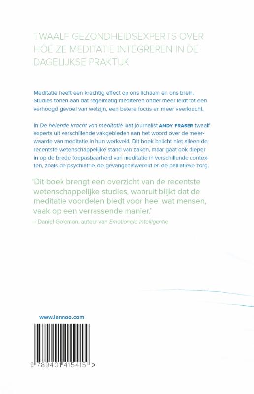 Achterkant van De helende kracht van meditatie