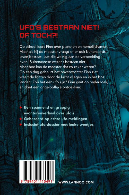 Achterkant van Ufo's gespot - Vreemd bezoek in het bos