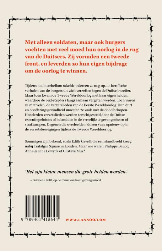 Achterkant van In de rug van de Duitsers