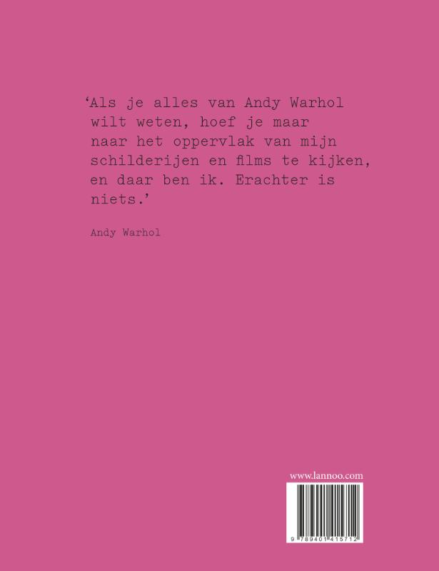 Achterkant van Dit is Warhol