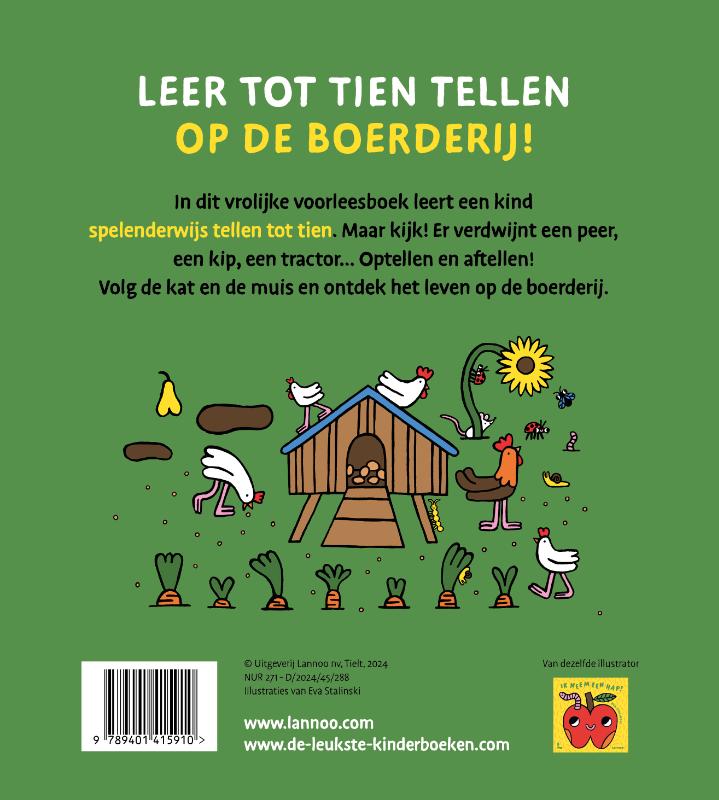 Achterkant van Komt dat zien - tel tot 10!