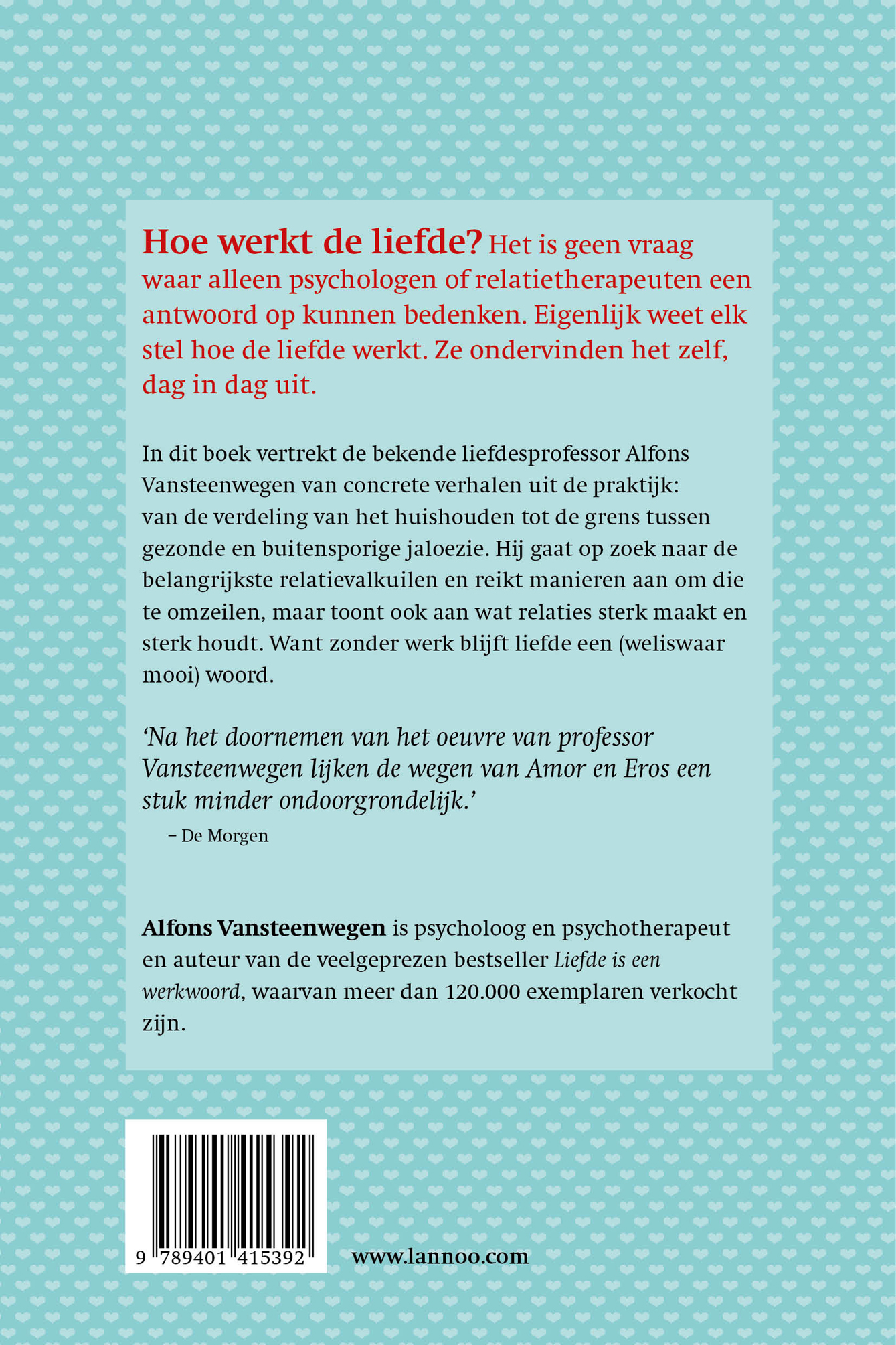 Achterkant van Liefde aan het werk