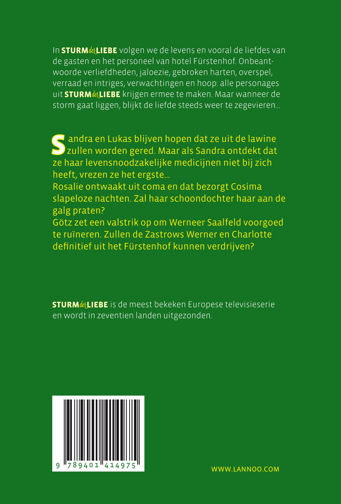 Achterkant van Op het nippertje gered