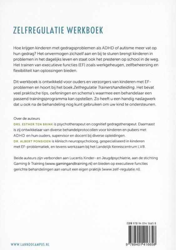 Achterkant van werkboek
