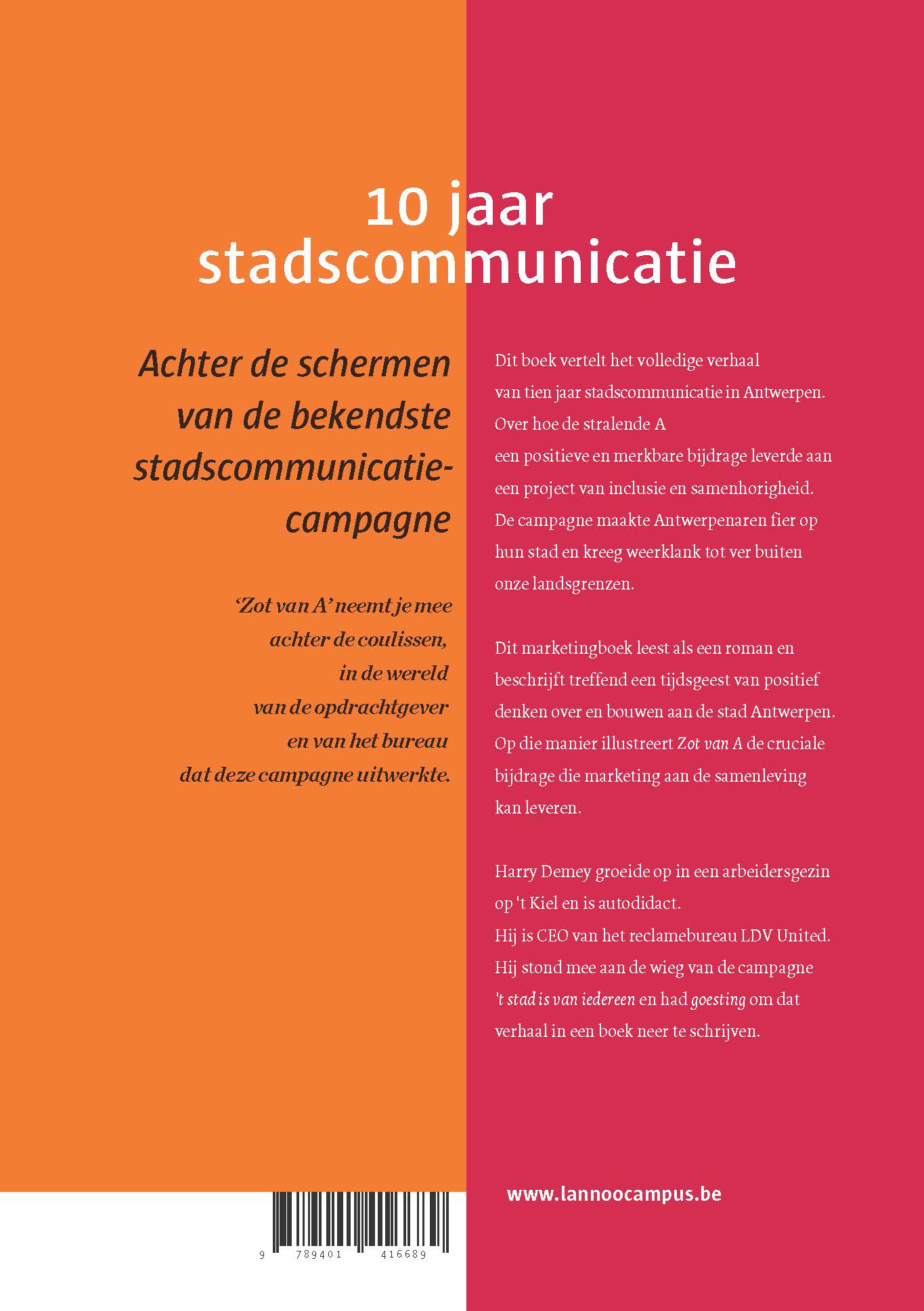 Achterkant van Zot van A