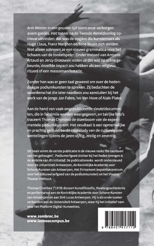 Achterkant van Arm theater in een gouden tijd