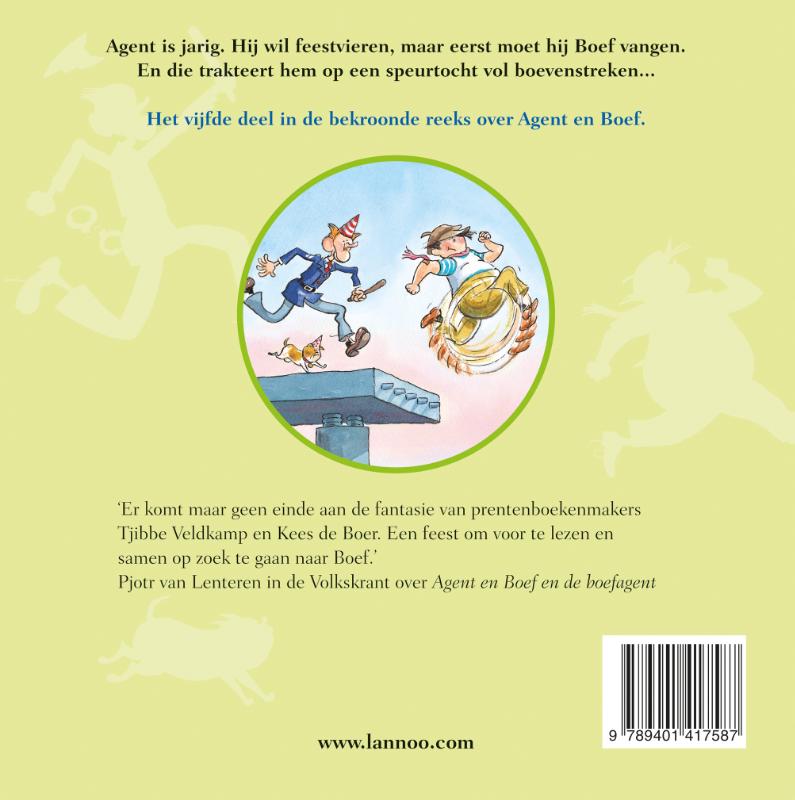 Achterkant van Agent en boef en het boefvangfeest