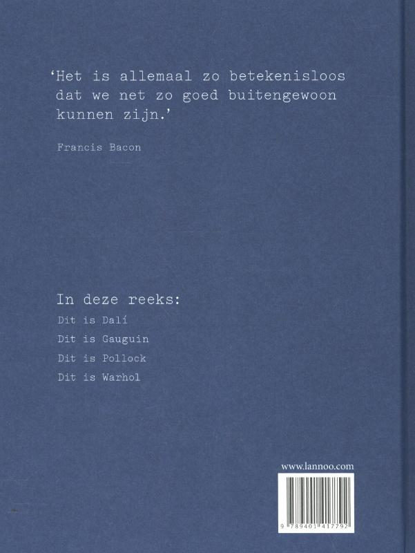 Achterkant van Dit is Bacon