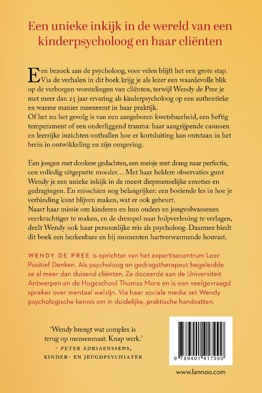 Achterkant van Dagboek van een kinderpsycholoog