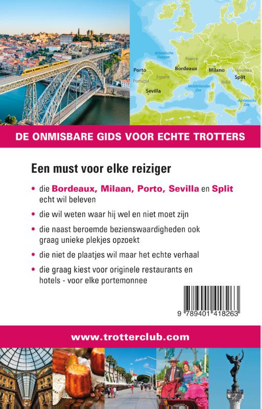 Achterkant van Low cost cityttrips naar het zuiden