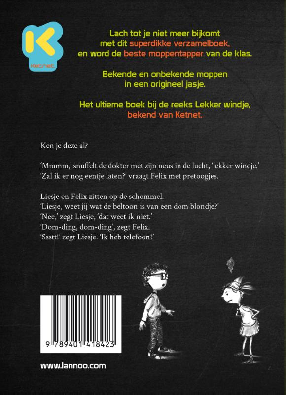 Achterkant van Het superdikke Ketnet moppenboek