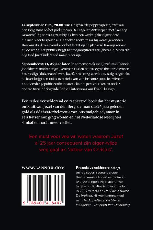 Achterkant van Jozef van den Berg