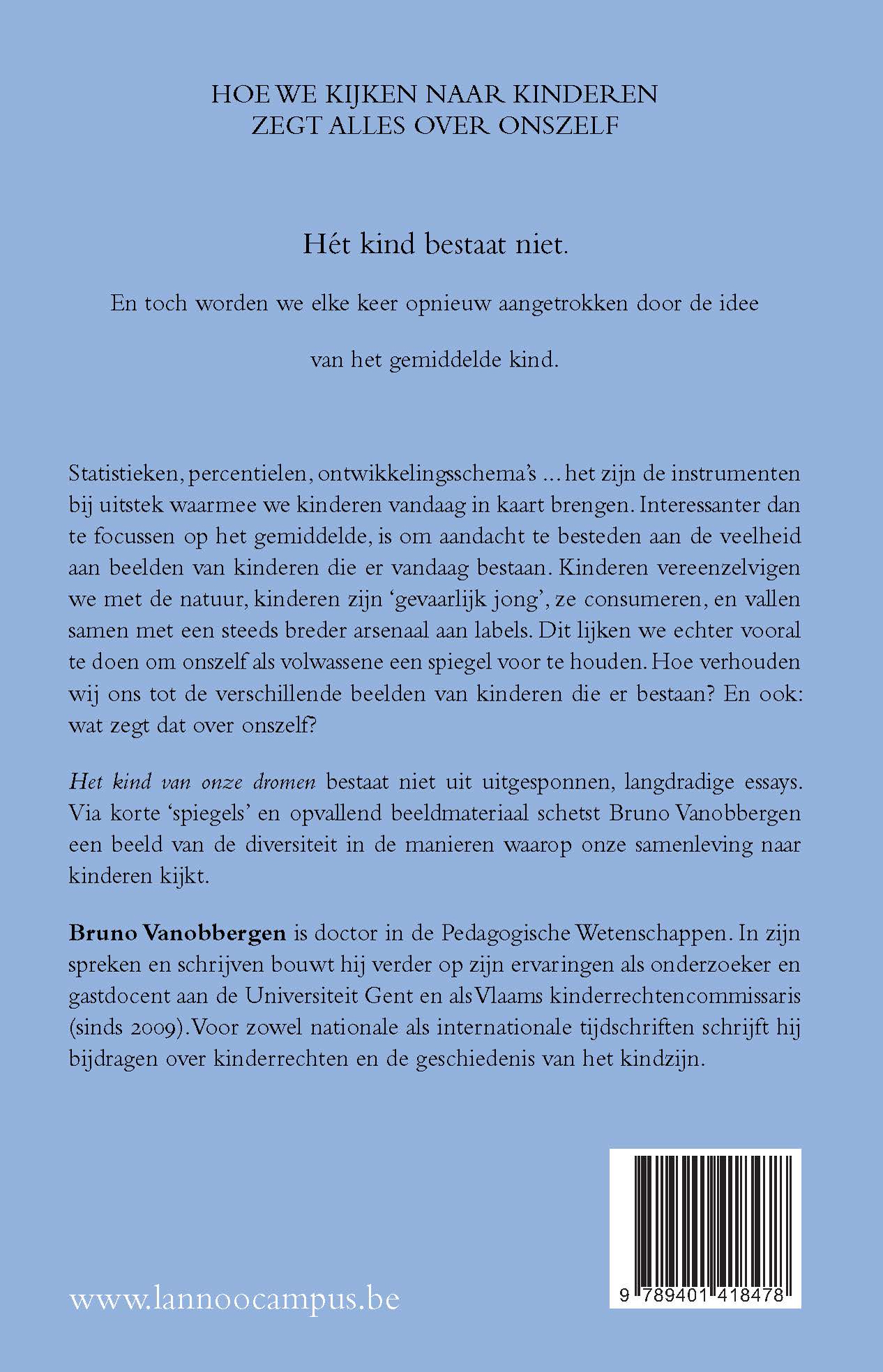 Achterkant van Het kind van onze dromen