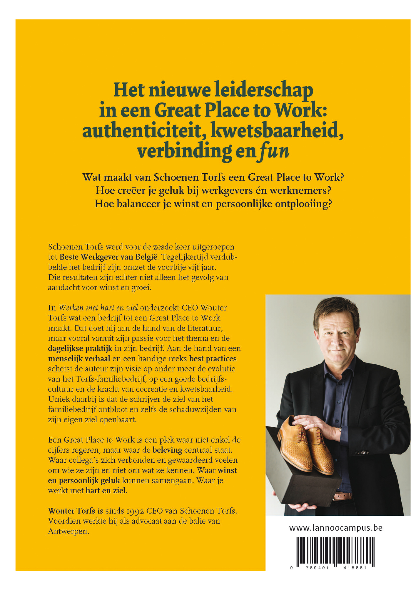 Achterkant van Werken met hart en ziel