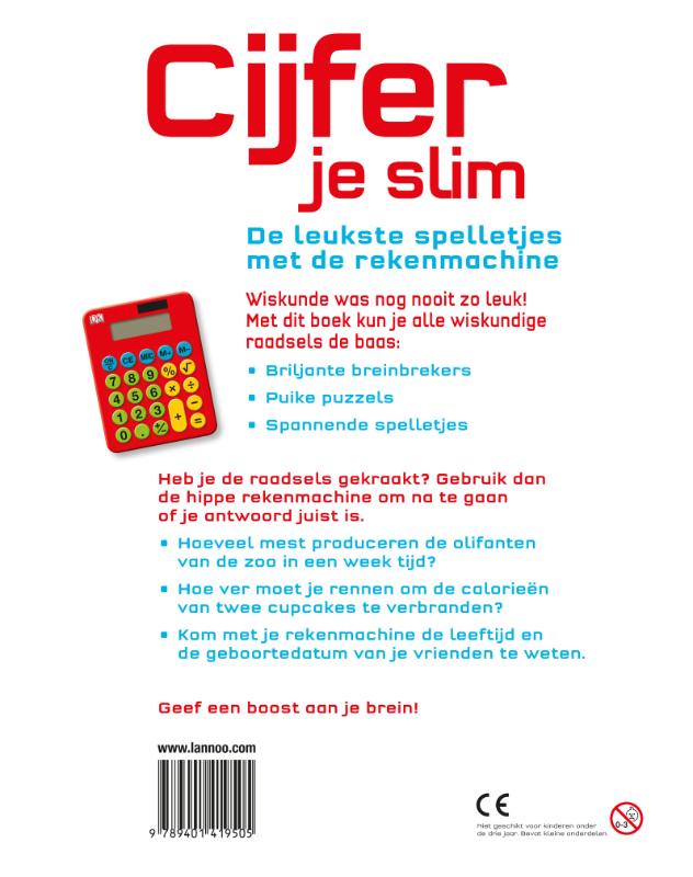 Achterkant van Cijfer je slim