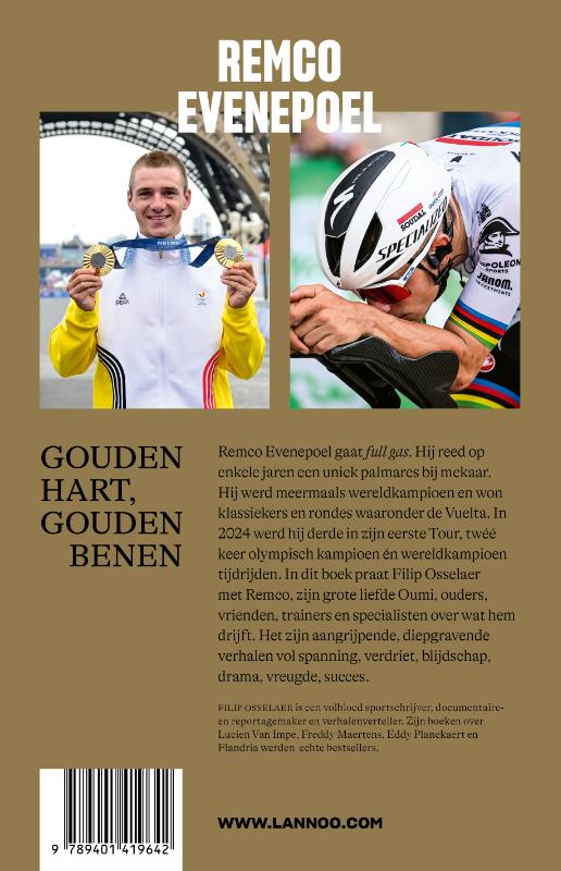 Achterkant van Remco Evenepoel Full Gas
