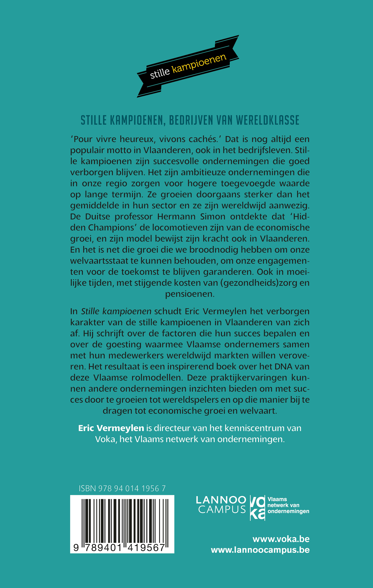 Achterkant van Stille kampioenen
