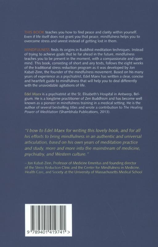 Achterkant van Mindfulness