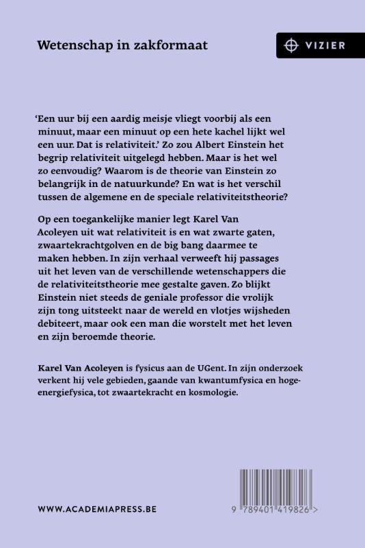 Achterkant van Relativiteitstheorie