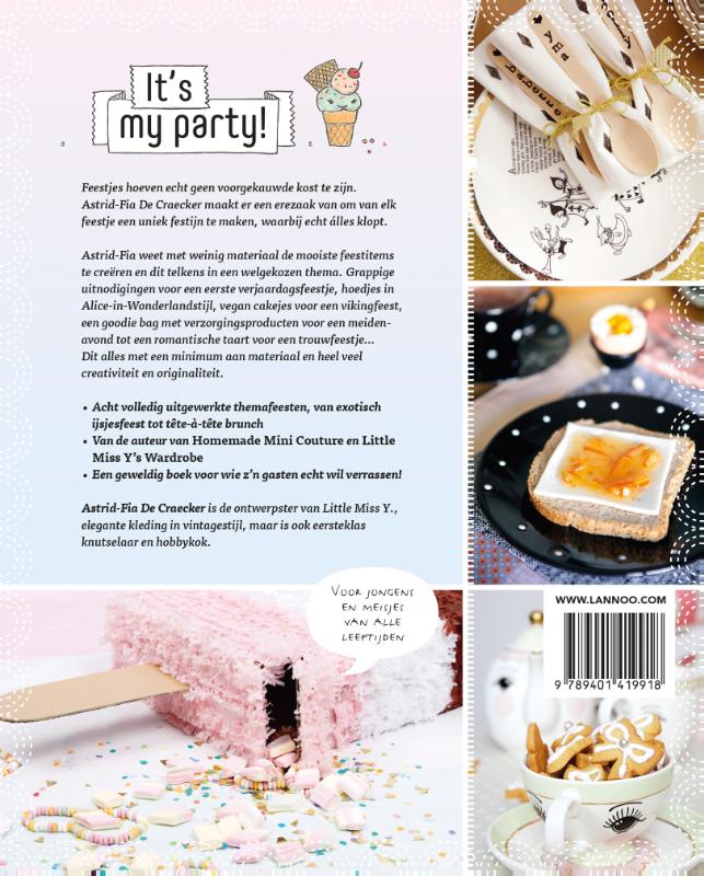 Achterkant van It's my party!