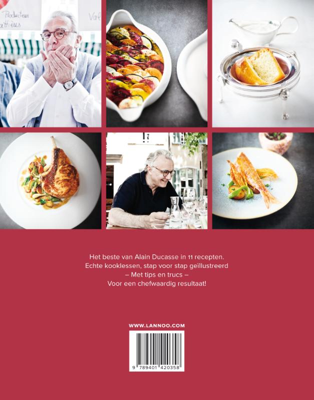 Achterkant van Best of Alain Ducasse