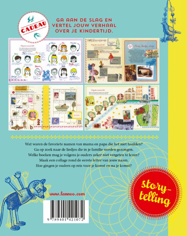 Achterkant van Kindertijd