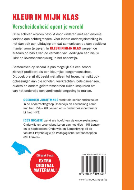 Achterkant van Kleur in mijn klas