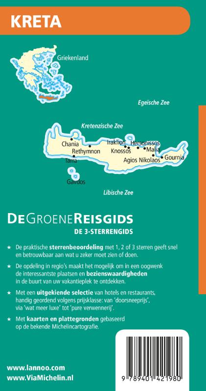 Achterkant van Kreta