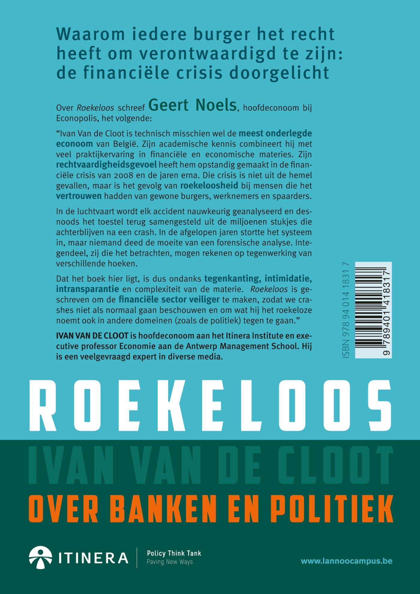 Achterkant van Roekeloos
