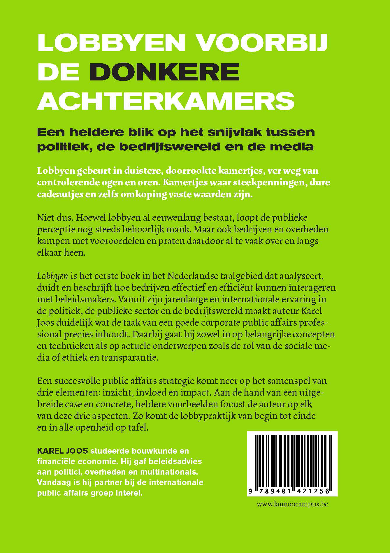 Achterkant van Lobbyen