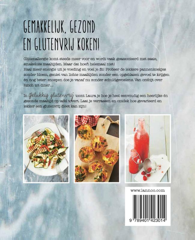 Achterkant van Gelukkig glutenvrij