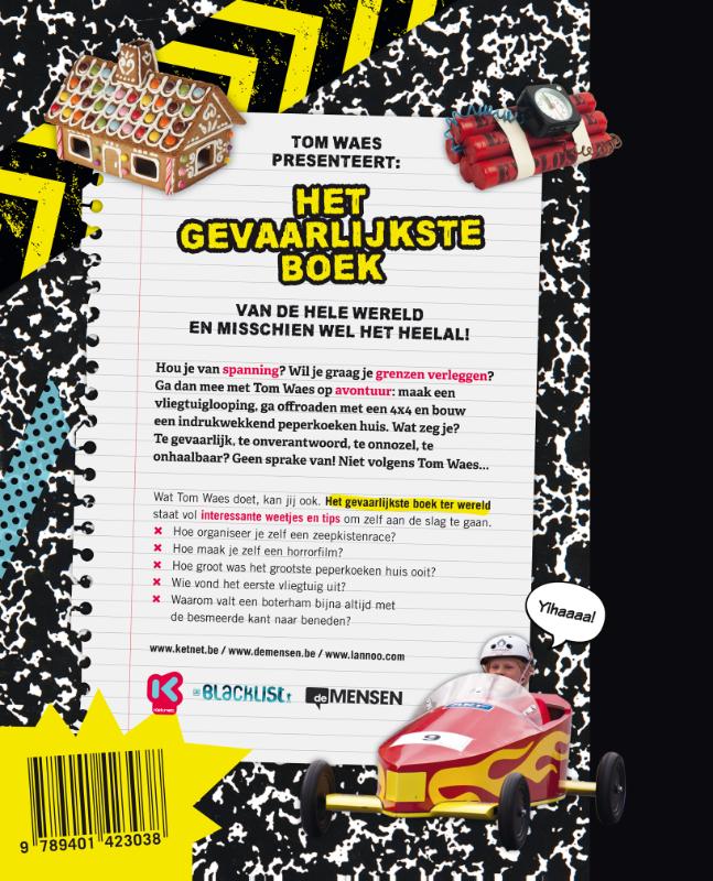Achterkant van Het gevaarlijkste boek ter wereld
