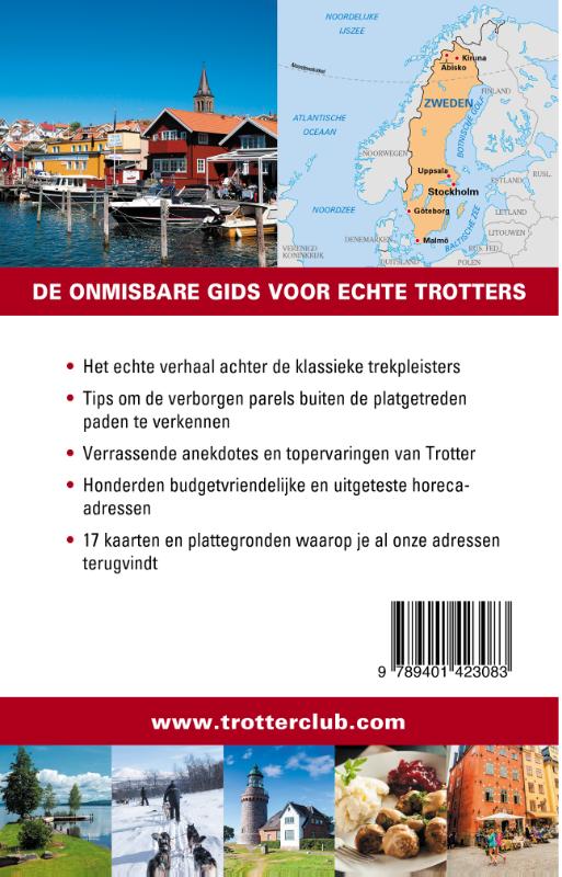 Achterkant van Trotter Zweden