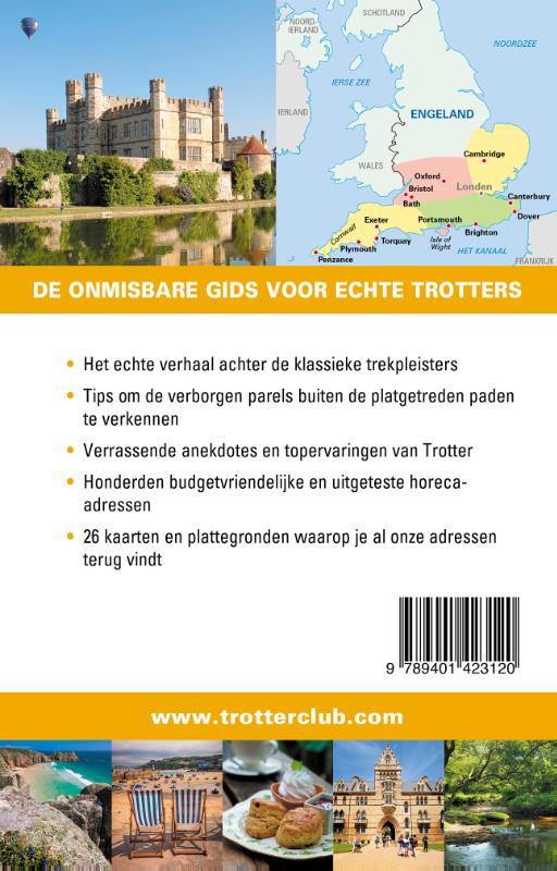 Achterkant van Trotter Zuid-Engeland