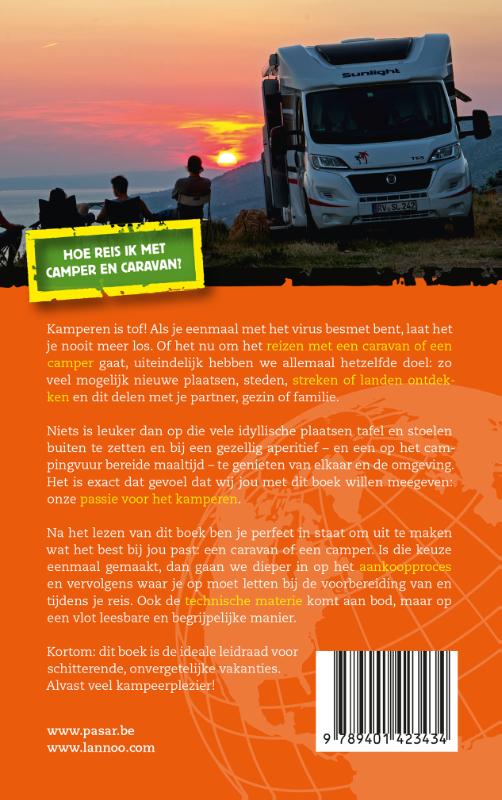 Achterkant van Hoe reis ik met de camper en caravan?