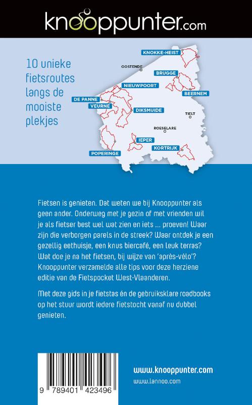 Achterkant van Knooppunter Fietspocket - West-Vlaanderen