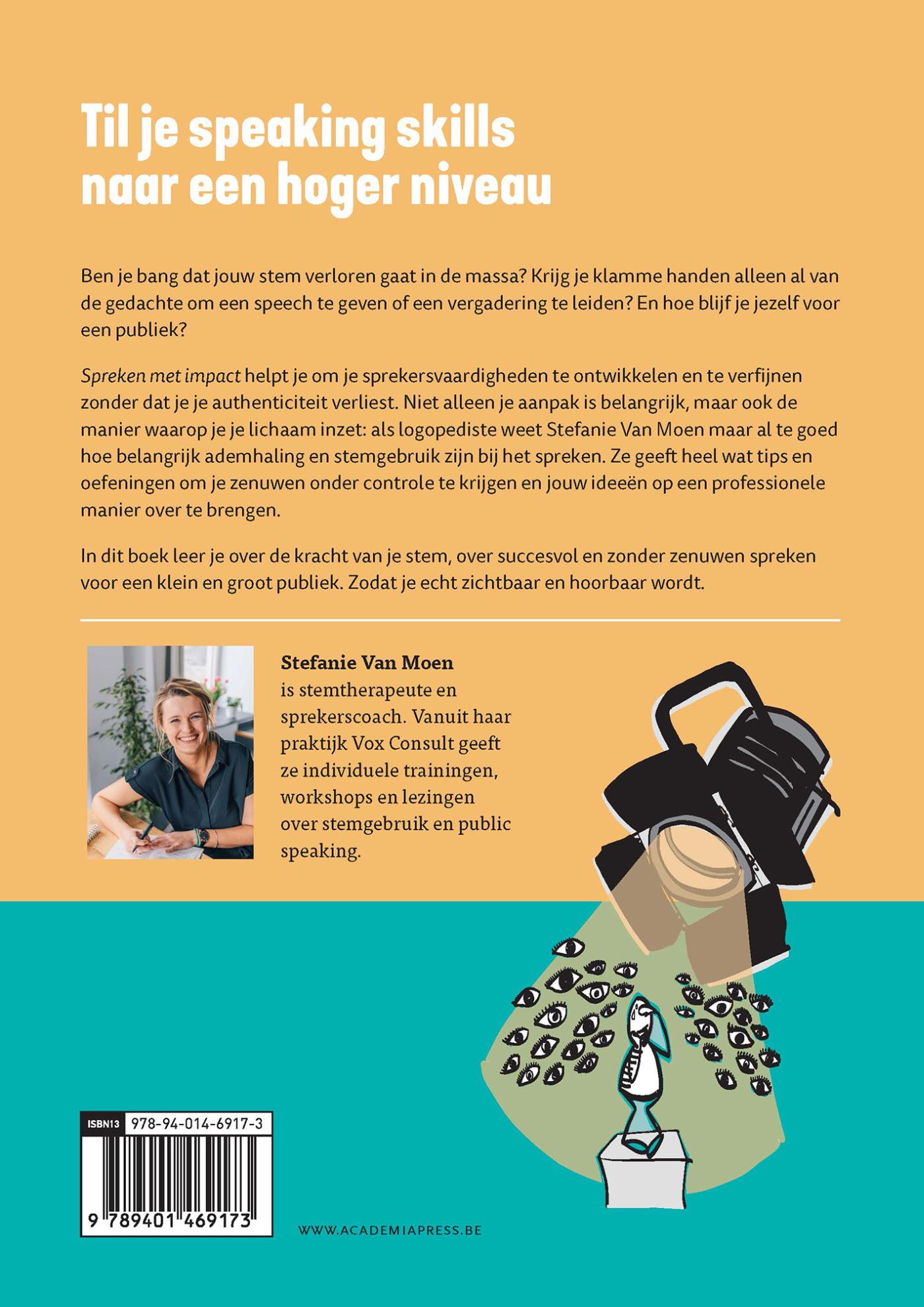 Achterkant van Spreken met impact