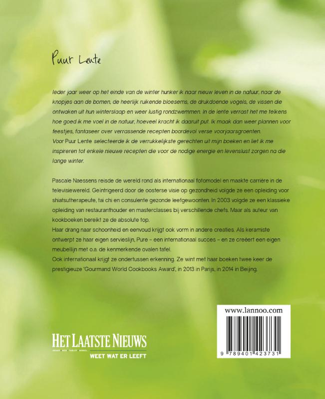 Achterkant van Puur lente