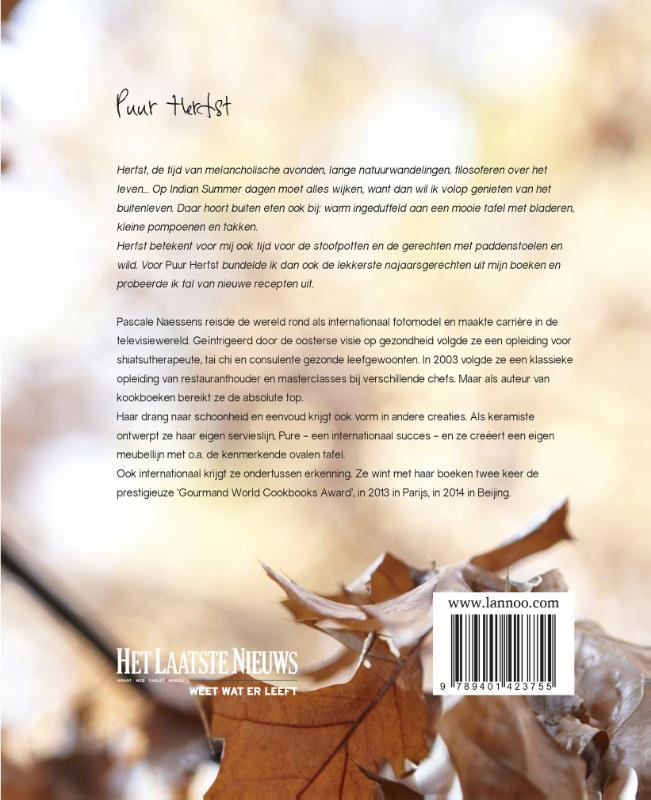 Achterkant van Puur herfst