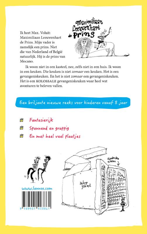 Achterkant van De keukenprins van Mocano