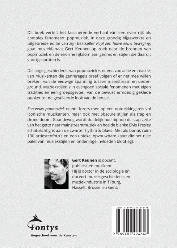 Achterkant van Een eeuw popmuziek