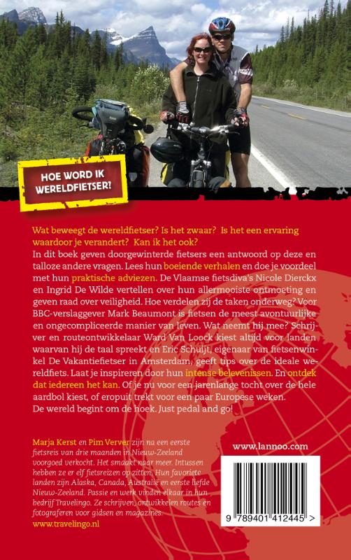 Achterkant van Hoe word ik wereldfietser?
