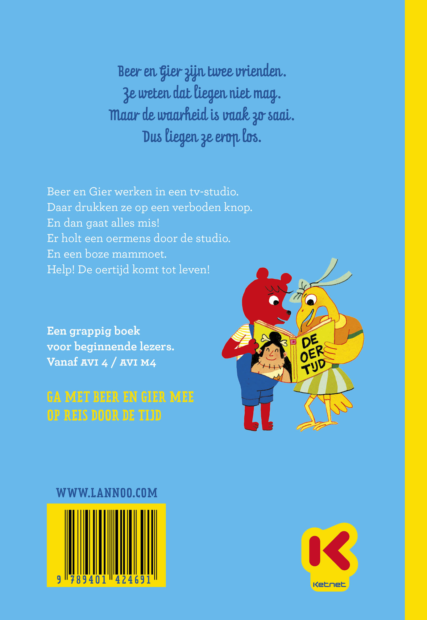 Achterkant van De liegebeesten