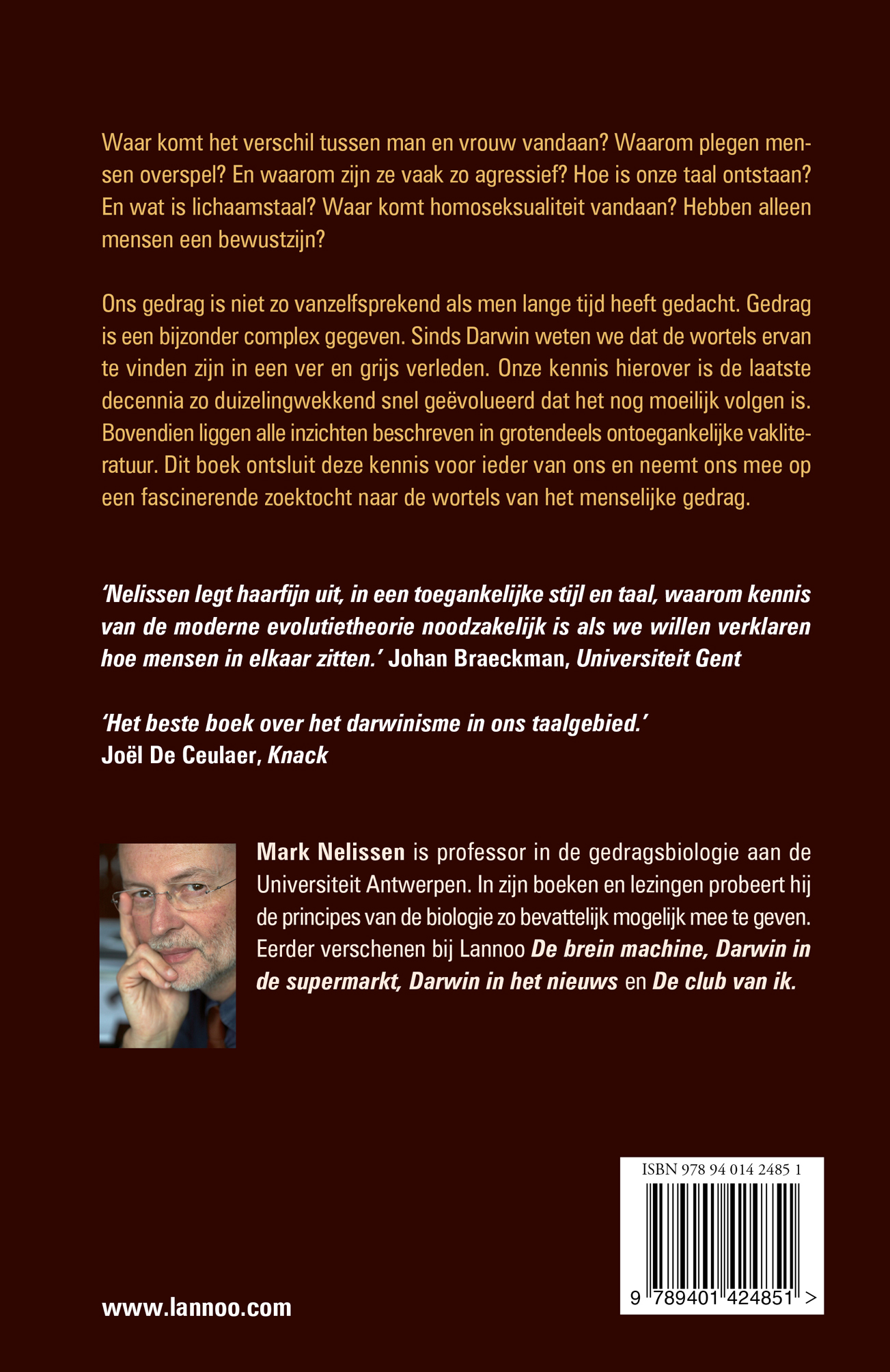 Achterkant van De bril van Darwin