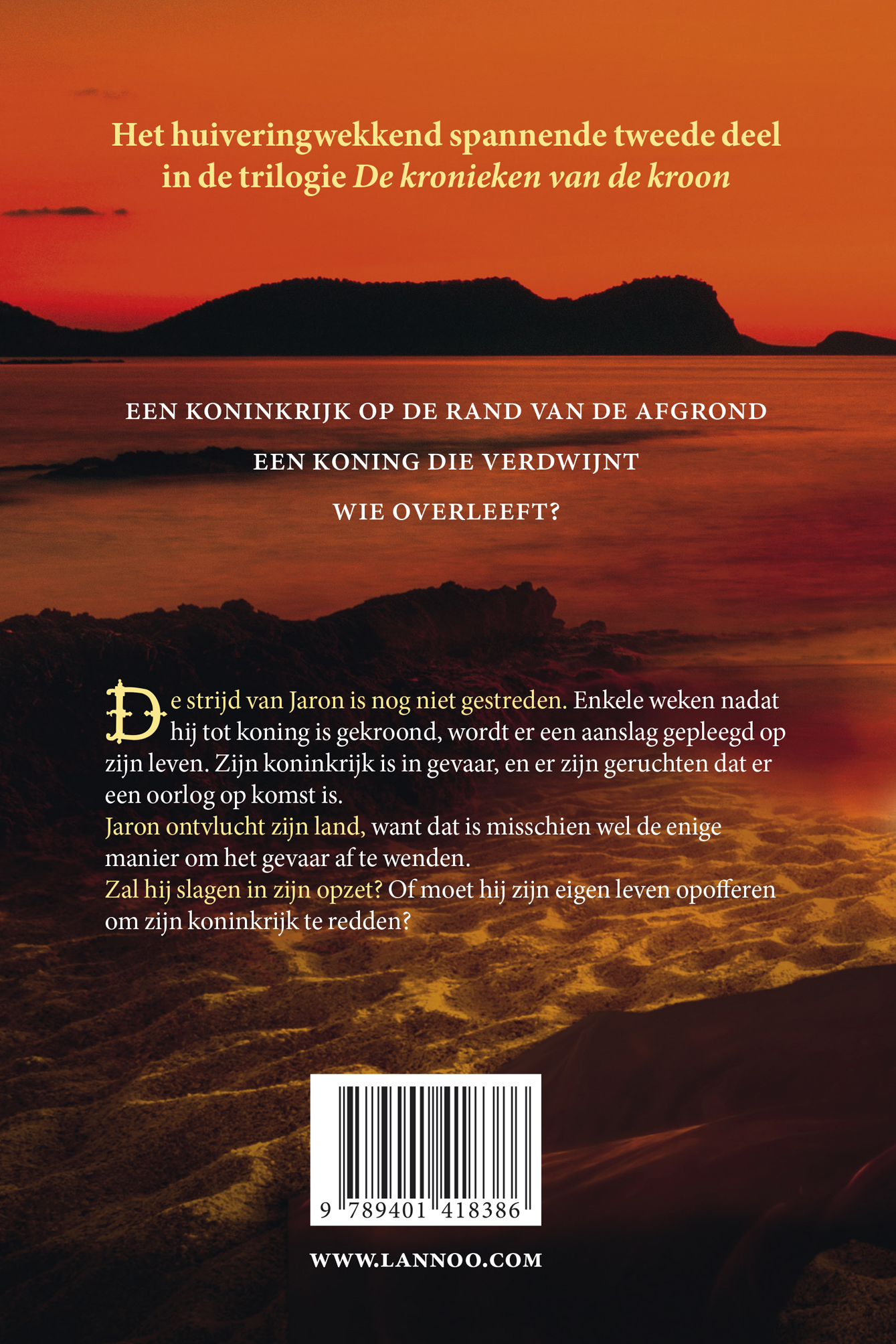 Achterkant van Koning op de vlucht