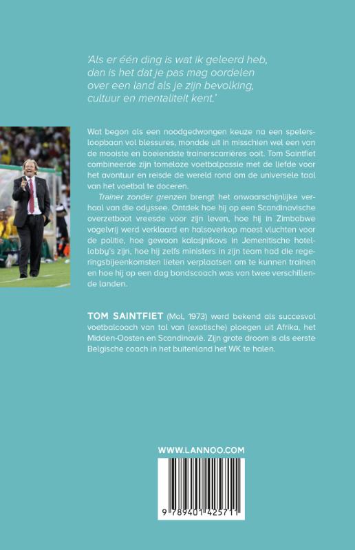 Achterkant van Trainer zonder grenzen