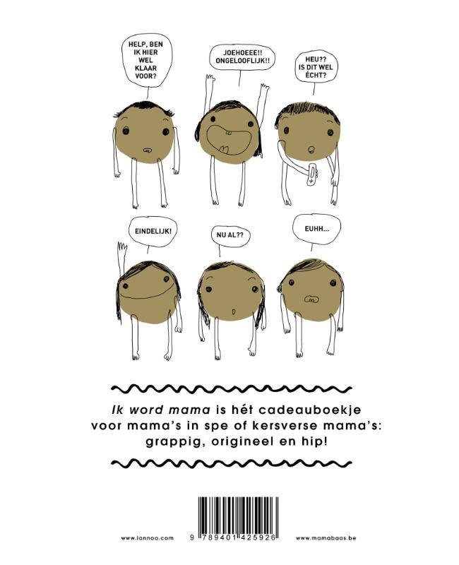 Achterkant van Ik word mama